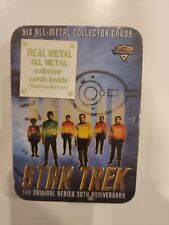 Star Trek Original Series 30th Anniversary All Metal Collector Cards Tin Sealed