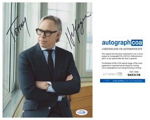 Tommy Hilfiger signed photo 8x10 ACOA autographed fashion designer 3 - Picture 1 of 3