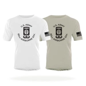 US Army 82nd Airborne Div. S/S Polyester T-Shirt - Picture 1 of 1