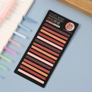 300 Sheets Sticky Not Transparentes Sticky Notes Self-Adhesive Annotation Read B - Picture 1 of 13