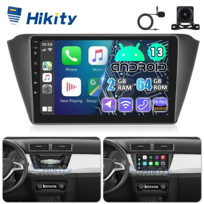 HIKITY 2+64GB Android 15 Radio CarPlay GPS Navi +Kamera Für Skoda Fabia 3 III 2014-2021