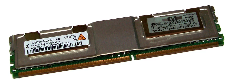 398708-061 Ram Server Memory 32GB 8x 4GB 398708-061 2Rx4 - Image 1 of 1