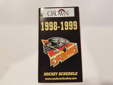 Cincinnati Cyclones 1998/99 IHL Minor Hockey Pocket Schedule - United Dairy