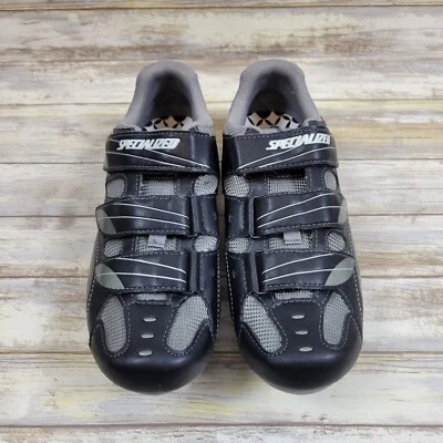 Chuteiras femininas Specialized Spirita para ciclismo de estrada tamanho 9 preto/cinza 2 parafusos - Imagem 1 de 4