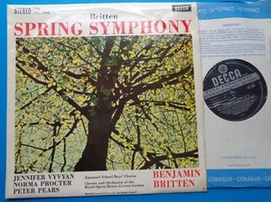 Vyvyan/Procter/Pears BRITTEN Spring Symphony - Decca Wide Band SXL 2264 - Bild 1 von 2