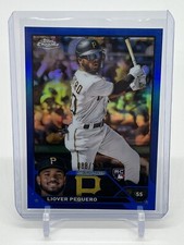 2023 Topps Chrome Baseball Liover Peguero Blue Refractor RC Rookie /150 SSP