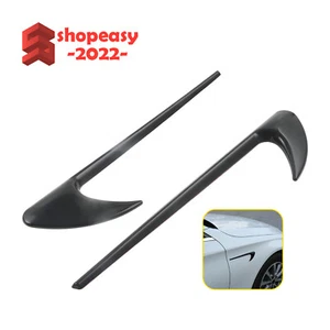 Black Body Side Air Vent Fender Trims Kit for Mercedes-Benz CLA250 C63 AMG - Picture 1 of 7
