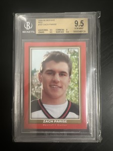 2005-06 Upper Deck BeeHive - Red #107 Zach Parise (RC) - 9.5 Gem Mint