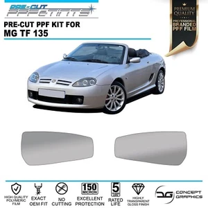 Wing Mirror Clear stone chip Paint Protection Film For MG Rover TF 135 02-14 - Picture 1 of 2