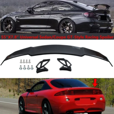 Universal V-STYLE Rear Trunk Racing Spoiler Lip Fit For Mitsubishi Eclipse 95-99 Foto 1 de 4
