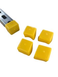 Pack of 250 Yellow End Strut Caps 1-5/8" Plastic Vinyl Uni-Strut Safety Caps - Picture 1 of 2
