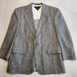 Para Hombres De Colección Tommy Hilfiger Tweed Lana Traje Chaqueta Blazer Abrigo 40S Hecho en Unión - Imagen 1 de 11