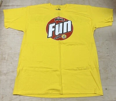 Volcom’s Pure FUN-ction Vintage Collectable Yellow T-Shirt - Size L - Image 1 of 4