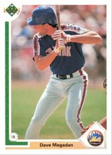 1991 Upper Deck Baseball Dave Magadan New York Mets #177