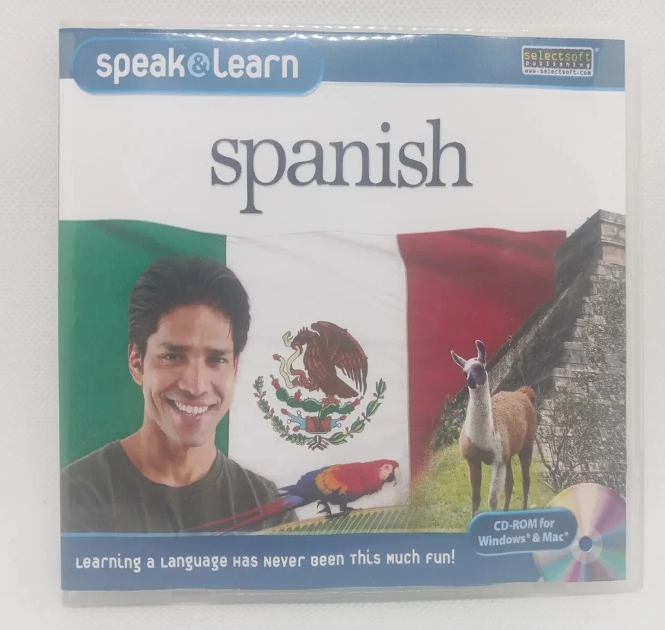 Speak & Learn Spanish * PC Windows XP / Vista / 7 / 8 / 10 - Image 1 of 2