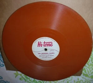 Mary Mayo and the Riddlers 78rpm 10" Hi-Tone #268 The Wedding Red Shellac - Picture 1 of 2