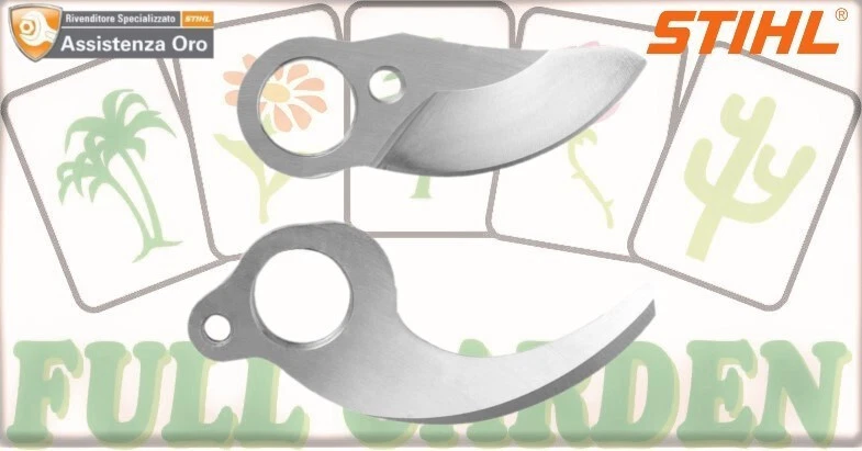 KIT LAME RICAMBIO FORBICE CESOIA PER POTA A BATTERIA STIHL ASA 20 TAGLIO DA 25