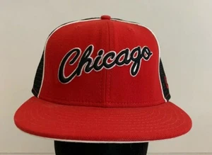 New Era Chicago Bulls Fitted Hat Mesh Back Size 7 1/2 - Bild 1 von 5