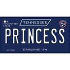 Princess Tennessee Blue Novelty Metal Key Chain