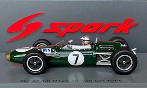 Brabham F1 BT22 n.7 British GP 1966 1/43 Spark - Imagen 1 de 6