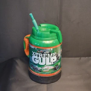 Indycar 7-Eleven Xtreme Gulp Dr Pepper Jug 64 Oz Straw Tony Kanaan Tire Bottom - Picture 1 of 8