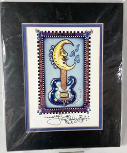 Chitarra New Orleans Artist Jamie Hayes 2008 stampa Crescent City doppio opaco nuova con scatola - Foto 1 di 3