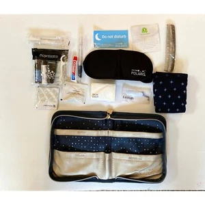 United Polaris Business Class Amenity navy blue kit -NEW - Picture 1 of 13
