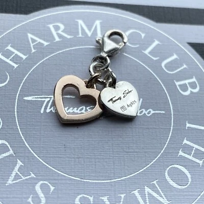 Thomas Sabo Charm Rosegold und Silber Herz gepunzt  - Bild 1 von 4