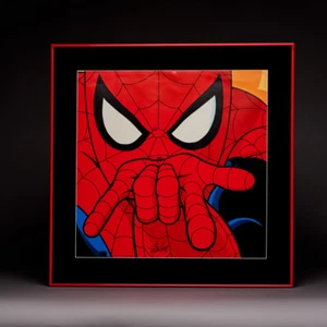 Spider-Man Framed Poster – Signed by Stan Lee – Marvel COA – Rare Display - Bild 1 von 2