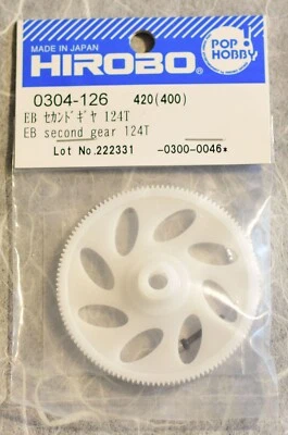 Hirobo EMBLA 450E Second Gear 124T 0304-126 - Image 1 of 2