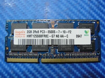MacBook Pro A1286 Hynix 2GB 2Rx8 PC3-8500S SO-DIMM Memory RAM HMT125S6BFR8C-G7 - Image 1 of 2