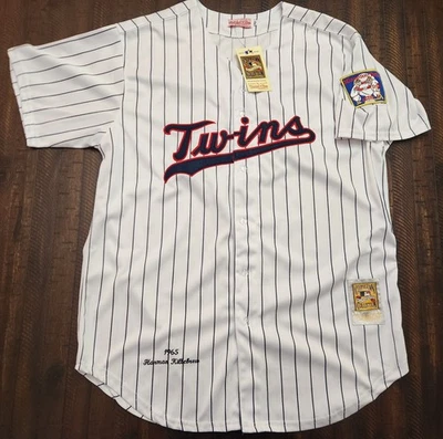 NWT Mitchell & Ness Minnesota Twins Harmon Killebrew Jersey Size 52 White - Image 1 of 4