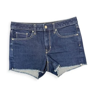 GAP 1969 Slim Cut Off Blue Shorts Size 26 - Picture 1 of 4
