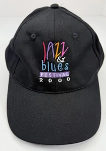 Vintage 2000 Jazz & Blues Festival Hat Cap Strap Back Adjustable Boston Globe - Picture 1 of 8