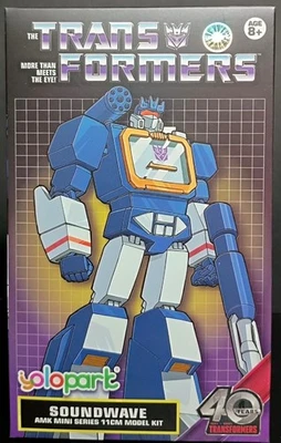 YOLOPARK 2024 TRANSFORMERS G1 AMK MINI SERIES SOUNDWAVE 4" ROBOT MODEL KIT MISP - Image 1 of 4