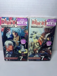 2 VHS Anime Tapes Blackjack Clinical Chart 4& 5  U.S. Manga 1996 Osamu Tezuka - Bild 1 von 7