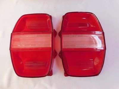 NOS Globrite Ford 1968 Galaxie 500 Tail Lights Lamps Lenses Pair - Image 1 of 4