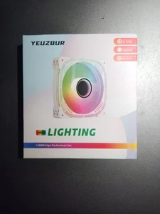 Yeuzbur 120mm ARGB PC Lüfter, 4PIN PWM Silent Fan, CPU Kühler Lüfter, PC Computer... - Bild 1 von 2