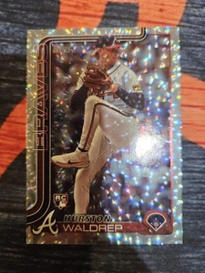 2025 Topps Series 1 - Hurston Waldrep #253 Diamante Foil (RC) - Picture 1 of 2