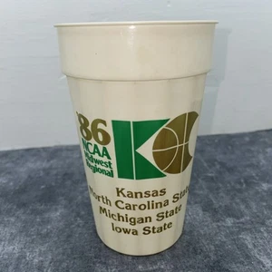 1986 NCAA Midwest Regional KC Plastic Cup - Picture 1 of 3