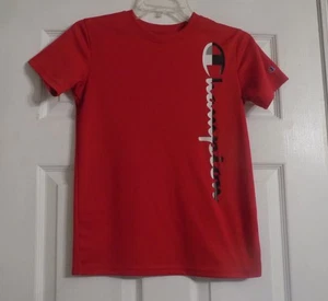 Boy's Red Champion Short Sleeve Shirt Size 10-12 - Picture 1 of 5