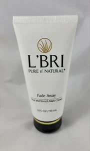 L'BRI Pure n Natural Fade Away Scar Stretch Mark Cream OPEN USED READ DESCRIP - Picture 1 of 2