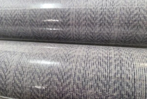 18YD THIBAUT T4062 Baldwin Herringbone Blue String Textile Wallpaper $360 Retail - Picture 1 of 16