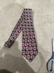 Corbata Cuello Geométrica Polo Ralph Lauren 100% Seda Hecha en EE. UU. Clásica Preppy - Imagen 1 de 4