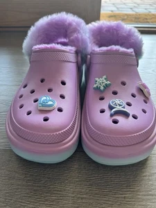 Sandalias zueco Aespa X Crocs Stomp forradas pastel para hombre 10 mujeres 12 ediciones limitadas - Imagen 1 de 17