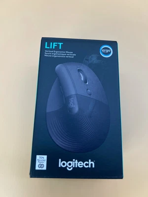 Logitech Lift Vertical Ergonomic Mouse, Wireless, Brand New! Fast Shipping! - Image 1 of 4