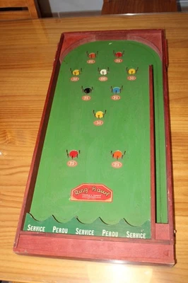 Jouet ancien Flipper Bois - Photo 1/4