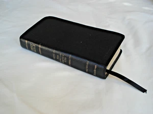 NASB Trimline Bible Black Bonded Leather Zondervan Red Letter Edition - Picture 1 of 8