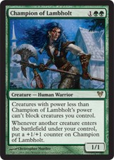 1x NM-Mint, English Regular Champion of Lambholt Avacyn Restored
