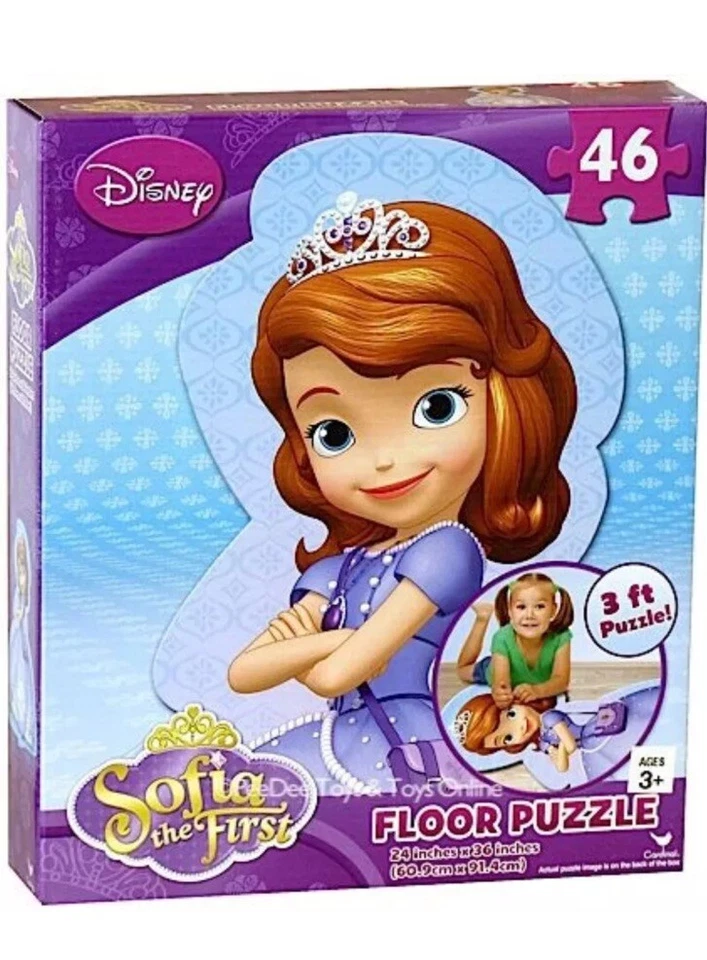 Sofia The First 46 Piece Giant 2 ft X 3 ft Collectible Disney Floor Puzzle NEW Foto 1 de 1